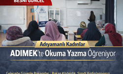 Adıyamanlı Kadınlar ADIMEK’te Okuma Yazma Öğreniyor