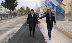 Tutdere, yol çalışmalarını inceledi