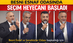 Besni Esnaf Odasında Seçim Heyecanı Başladı