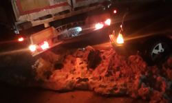 Besni’de buzlanma kazaya neden oldu