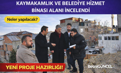 Besni Hizmet Binası İnşaat Alanları İncelendi