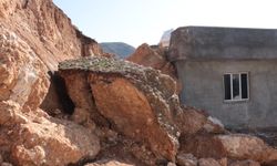Cizre'de heyelan nedeniyle bir ev zarar gördü