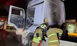 Cizre'de tırda çıkan yangın söndürüldü