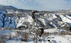 Çoruh EDAŞ, kar yağışında kesintisiz enerji için sahada