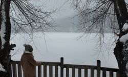 Karagöl Tabiat Parkı Karda Doğaseverleri Ağırladı