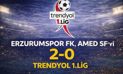 Erzurumspor FK, Amed SF’yi 2-0 Mağlup Etti