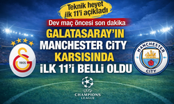 Galatasaray’ın Manchester Karşısında İlk 11’i Belli Oldu