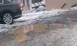 Gölbaşı'nda bozuk yollar tepkiye neden oldu