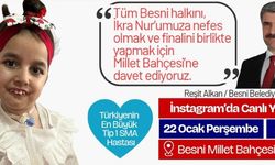 İkranur İçin Besni Millet Bahçesinde Canlı Yayına Davetlisiniz