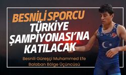 Besnili Güreşçi Muhammed Efe Balaban Bölge Üçüncüsü