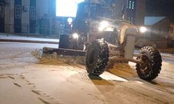 Mardin'de karla mücadele devam ediyor