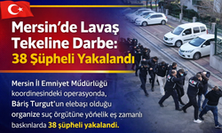 Mersin’de Lavaş Tekeline Darbe: 38 Şüpheli Yakalandı