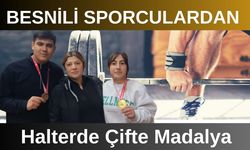 Şambayat Anadolu Lisesi'nden Halterde Çifte Madalya