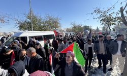 Şanlıurfa'da Filistin'e destek yürüyüşü yapıldı