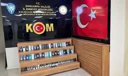 Şanlıurfa'da gümrük kaçağı 126 telefon ele geçirildi