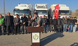 Şanlıurfa'dan Suriye'ye insani yardım gönderildi