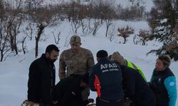 Siirt'te kar yağışı nedeniyle mahsur kalan işçi kurtarıldı