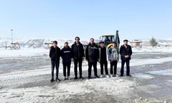 Siirt'te okullarda kar ve buz temizliği