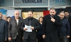 Siirt'te, Yalova'da silahlı saldırı sonucu hayatını kaybeden avukat için basın açıklaması