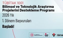 TÜBİTAK 1001 Programı, 2026, 1. Dönem Başvuruları başladı!