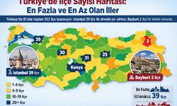 Türkiye’de İlçe Sayısı En Fazla ve En Az Olan İller