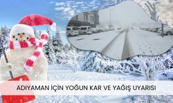 Adıyaman çevreleri için kuvvetli yağış uyarısı
