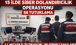 15 İlde Siber Dolandırıcılık Operasyonu: 58 Tutuklama