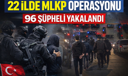 Adıyaman Dahil 22 İlde MLKP Operasyonu, 96 Şüpheli Yakalandı