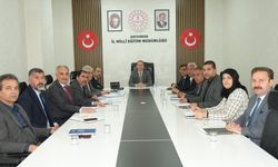 Adıyaman'da eğitim ve öğretim faaliyetleri görüşüldü