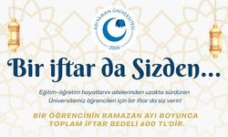 ADYÜ’den Öğrencilere İftar Desteği Çağrısı