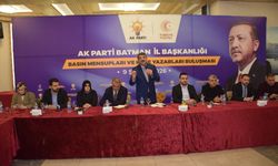 Nasıroğlu ve Şansi, Batman'da gazetecilerle bir araya geldi