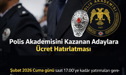 Polis Akademisini Kazanan Adaylara Ücret Hatırlatması