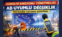Gürültü Emisyonu Yönetmeliğinde AB Uyumlu Değişiklik