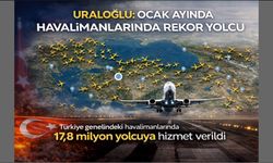 Uraloğlu: Ocak Ayında  17,8 milyon yolcuya hizmet verildi