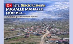 Sincik’te mahalle mahalle nüfus tablosu açıklandı