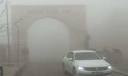 Mardin'de sis nedeniyle görüş mesafesi 10 metreye düştü