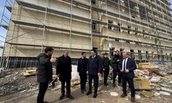 Midyat Belediye Başkanı adliye binası inşaatını inceledi
