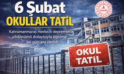 6 Şubat’ta Okullarda Eğitime Bir Gün Ara Verildi