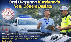 Özel Ulaştırma Kurslarında Yeni Dönem Başladı