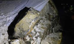 Şırnak'ta yamaçtan kopan kaya parçalarının düştüğü ağıldaki 20 hayvan telef oldu