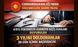 3 Yılını Dolduran 4/B’lilere Memuriyet Hakkı