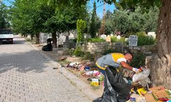 Mardin’de Mezarlıklarda Bayram Temizliği