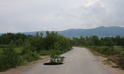 Tokat’ta Sağanak Yol Çökmesine Neden Oldu
