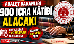 Adalet Bakanlığı 900 İcra Kâtibi Alacak