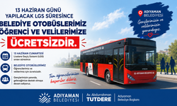 Adıyaman'da LGS Günü Öğrenci ve Velilere Ücretsiz Ulaşım
