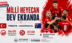 Adıyaman'da Milli Maç Coşkusu Dev Ekranla Buluşuyor