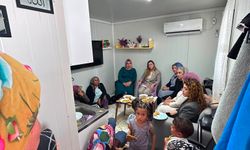 MHP KAÇEP Adıyaman'da Konteyner Kentte Kadınlarla Buluştu