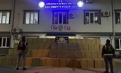 Gölbaşı'nda 600 bin paket kaçak sigara yakalandı