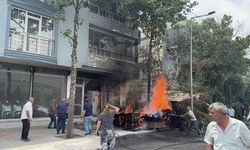 Adıyaman'da çıkan depo yangınında 6 kişi dumandan etkilendi