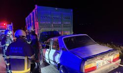 Adıyaman'da traktör römorkuna çarpan otomobilde 1 kişi öldü